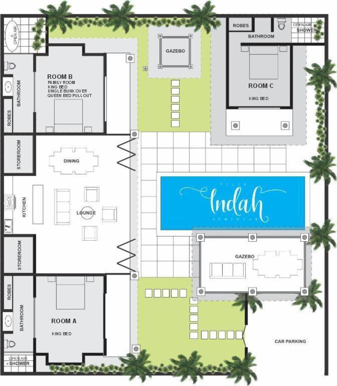 Beautiful Villa Indah Seminyak  Exterior photo